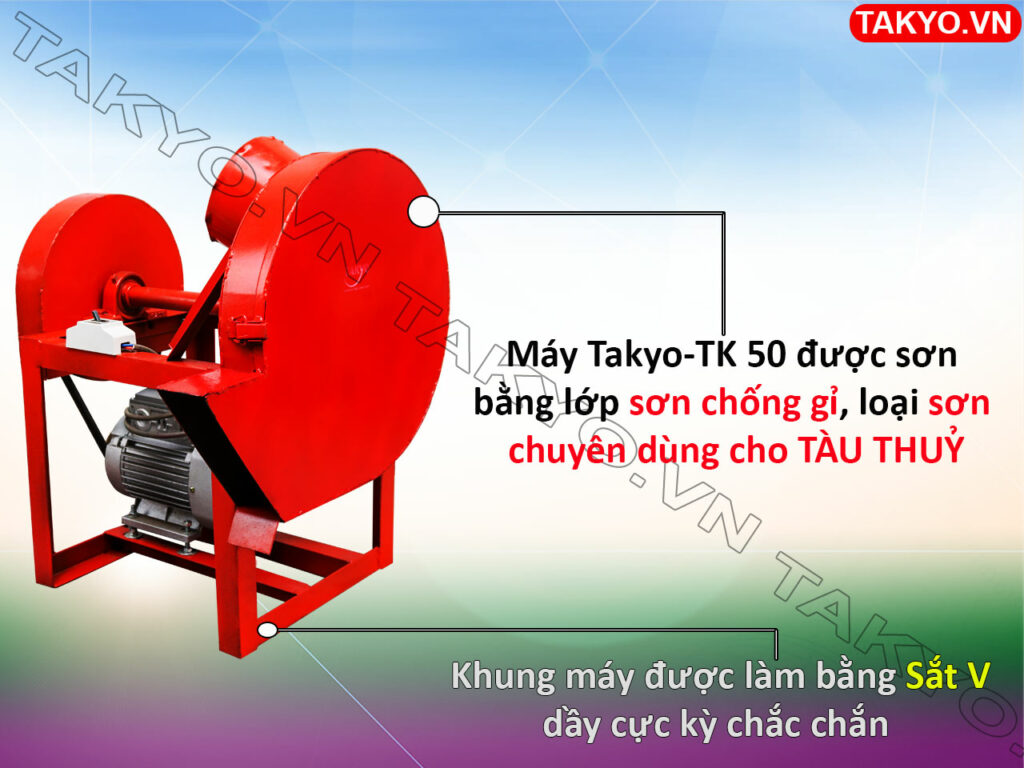 Lớp sơn máy thái chuối thô Takyo TK 50