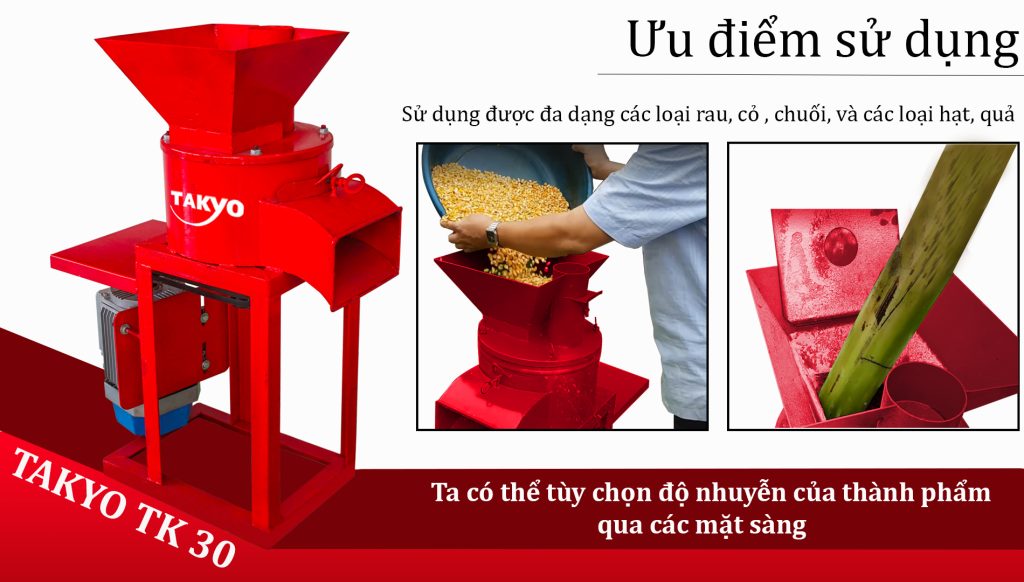 Ưu điểm máy xay nghiền đa năng Takyo TK-30