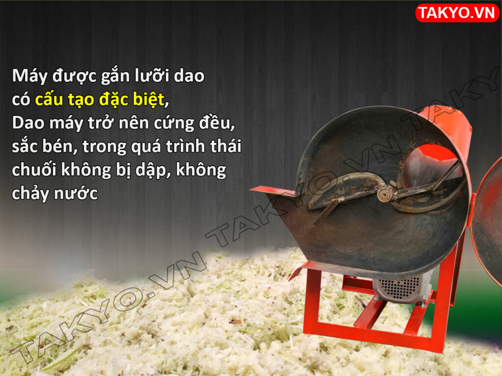 Dao máy thái chuối thô Takyo TK 50