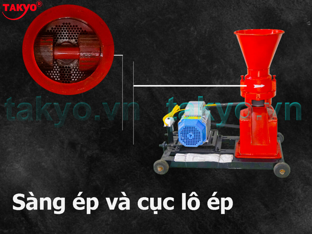 Sàng ép cám viên hỗn hợp Takyo TK 150