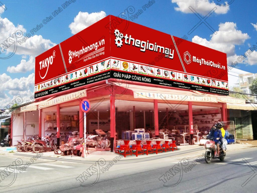 Địa chỉ xem hàng trực tiếp máy băm thái chuối Takyo TK3000