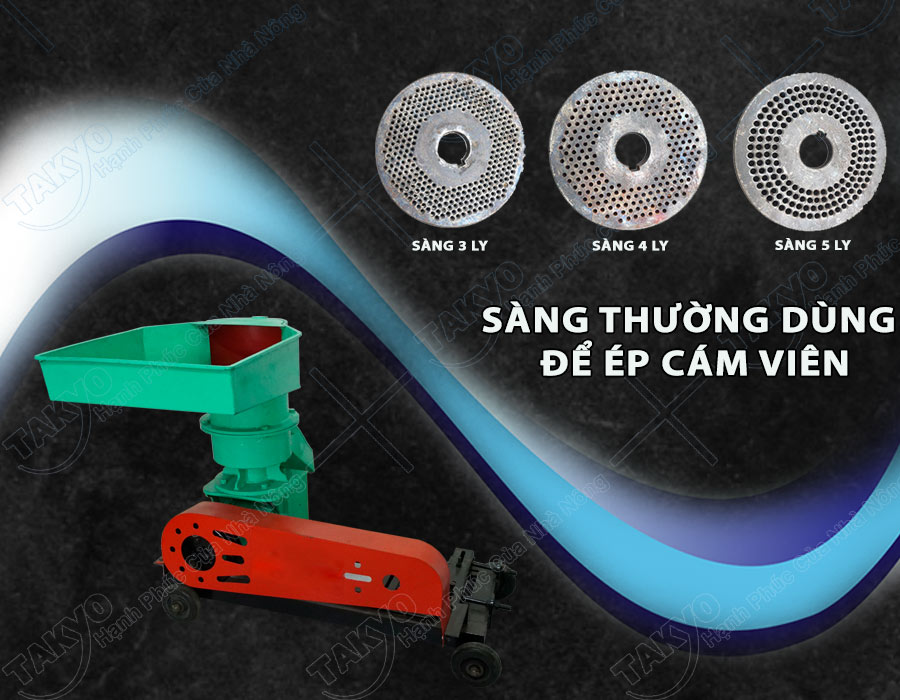 Sàng cho máy ép cám viên hỗn hợp Takyo TK 250