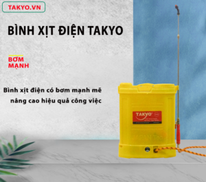 Bình xịt điện Takyo đồng hành cùng bà con