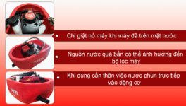 Những lưu ý khi sử dụng máy bơm xuồng Takyo TK 35