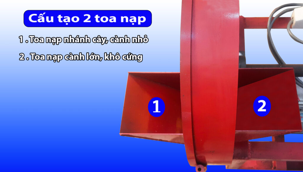 Toa nạp máy băm cây thuốc nam Takyo TK 2200 Plus