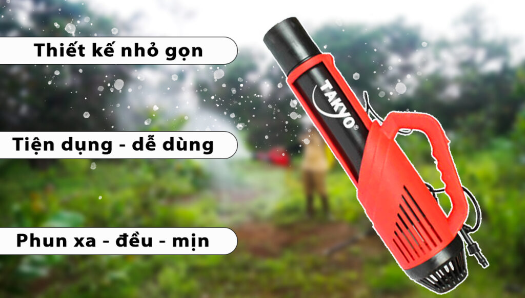 Ưu điểm cấu tạo máy phun sương cao áp Takyo TK3X