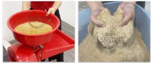 Đầu nghiền bột của máy xát gạo gia đình Takyo TK 200