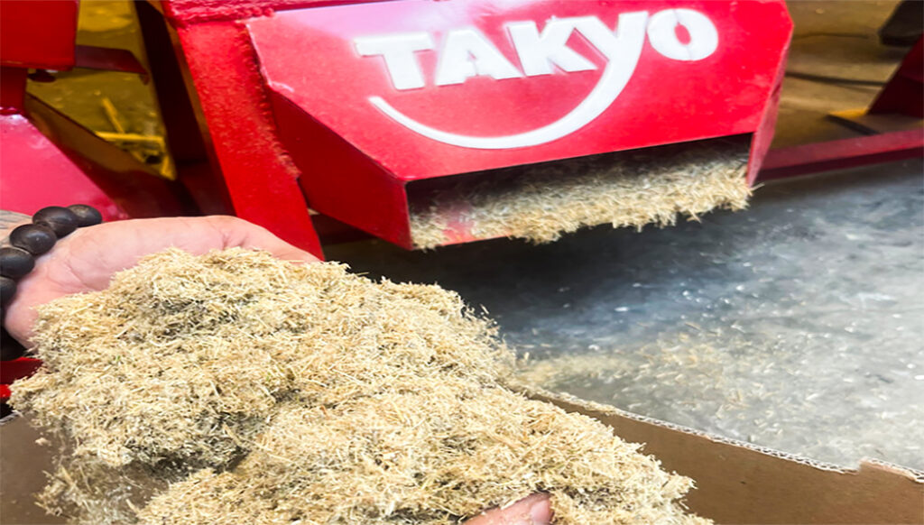 Thành phẩm sau khi nghiền qua máy Takyo TK 10