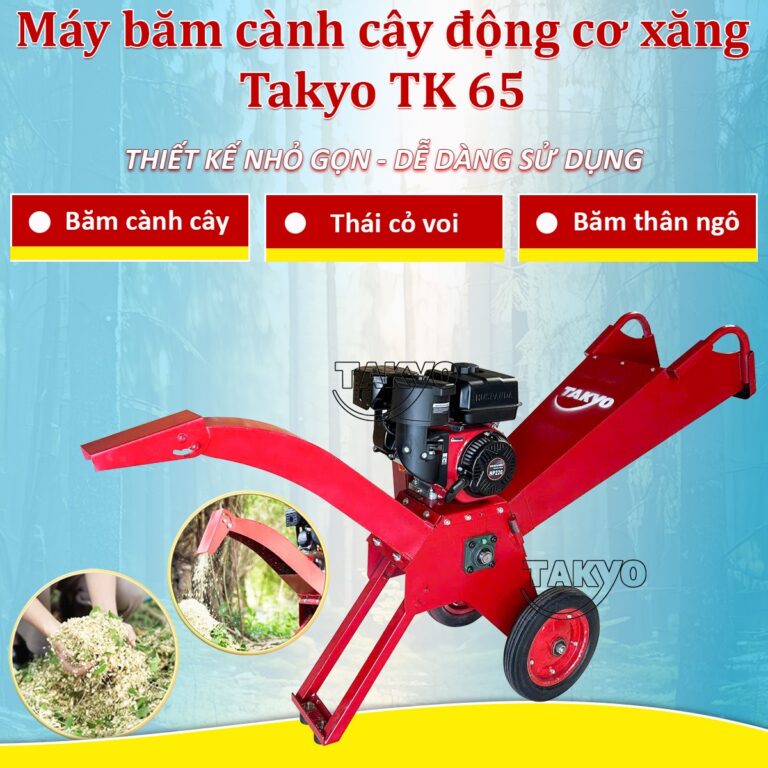 Máy băm cành cây Takyo TK 65