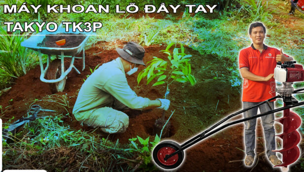 Máy khoan đất đẩy tay Takyo TK3P