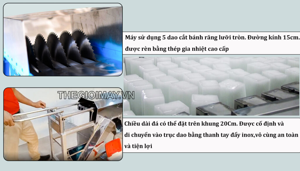 Hệ thống bộ dao xoay máy cắt đá Takyo TK5T