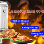 Lu nướng gà vịt inox dùng than TKLN40T