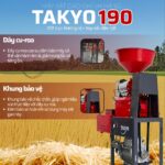 Dây cu-roa và khung bảo vệ của máy xát gạo chính hãng TAKYO TK 190