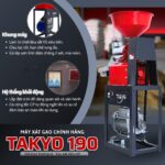 Khung máy và hệ thống khởi động của máy xát gạo chính hãng TAKYO TK 190
