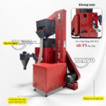Khung máy xay xát gạo Takyo TK 250 CPT được gia công bằng sắt V5