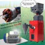 Máy xát gạo hiện đại Takyo TK 250 P sử dụng động cơ 3.5KW, chạy nguồn điện 220V