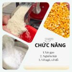 Chức năng của máy xát gạo Takyo TK 195 T