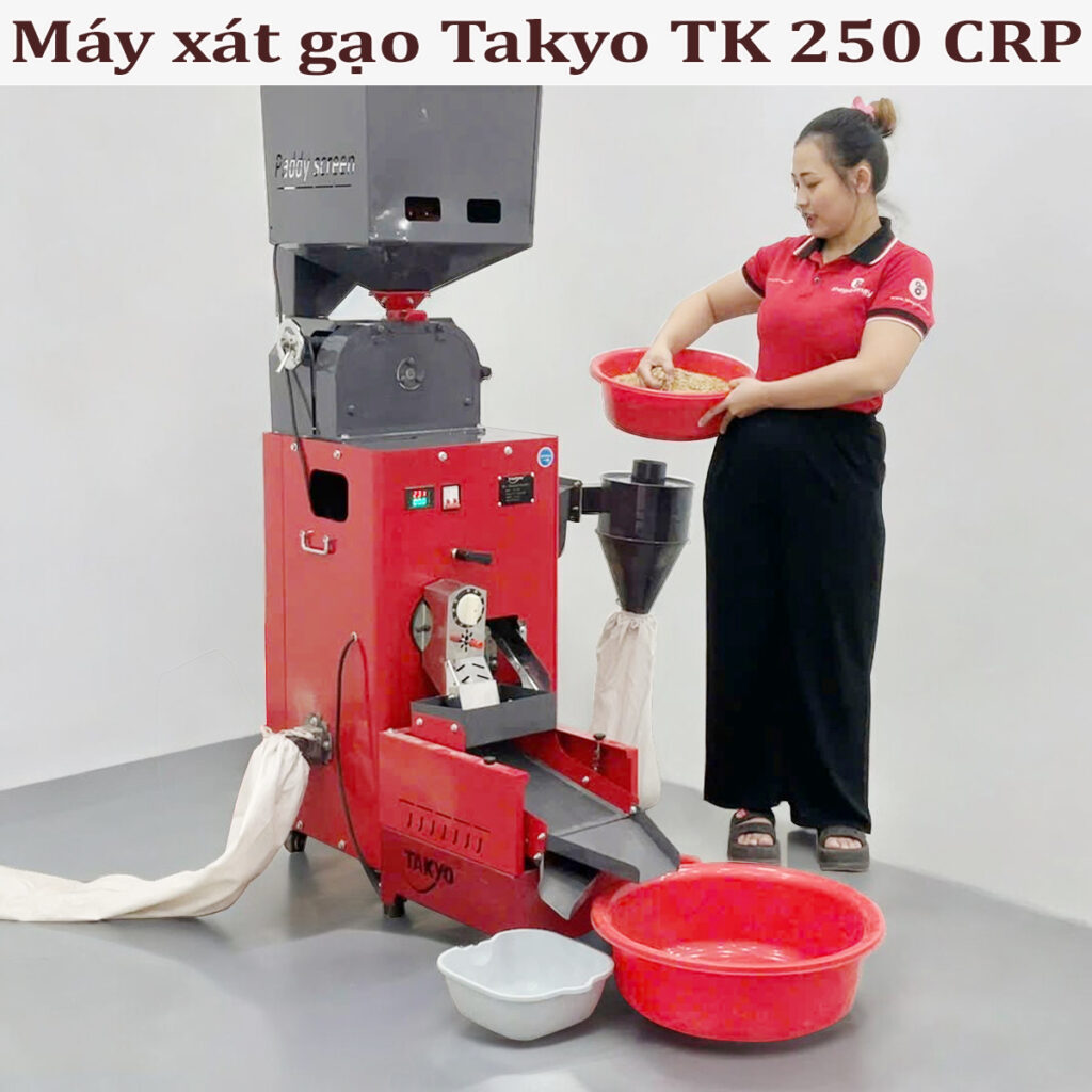 Máy xát gạo mini Takyo TK 250 CRP