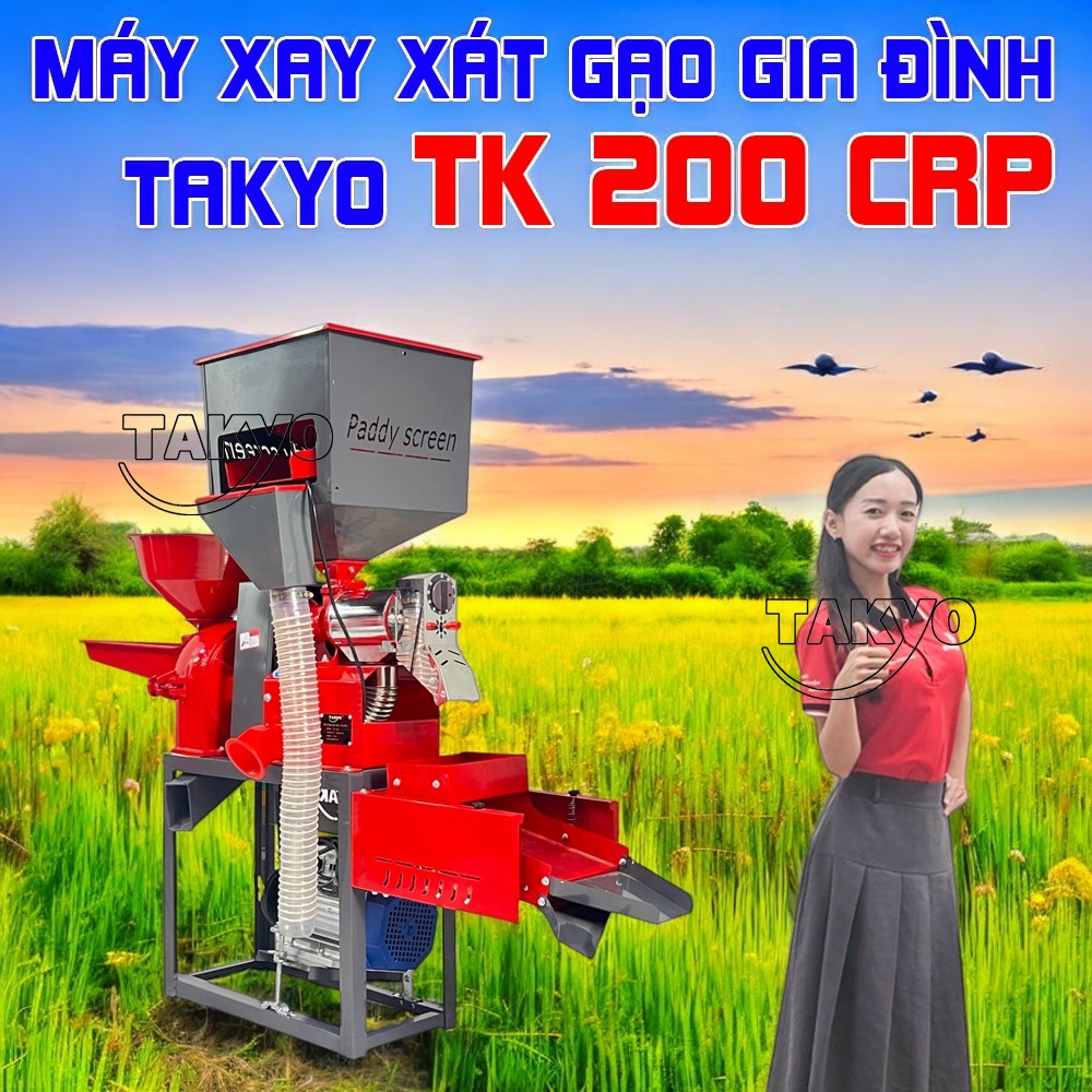 Máy xay xát gạo Takyo TK 200 CRP