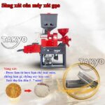 Sàng xát của máy xát gạo mini Takyo TK 220 RP có tuổi thọ lên đến 5-7 năm