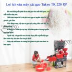 Sử dụng máy xát gạo nhỏ gọn Takyo TK 220 RP giúp bà con tiết kiệm 50% chi phí mua gạo và nguồn thức ăn cho vật nuôi