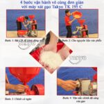 Sử dụng máy xát gạo nhỏ gọn Takyo TK 195 C vô cùng đơn giản