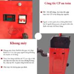 Bộ khung của máy xát gạo Takyo TK 250 được làm từ sắt V5 dày cứng