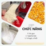 Chức năng của máy xát gạo Takyo TK 195 CT