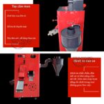 Tay cầm và bánh xe của máy xát gạo trắng Takyo TK 250 được làm từ chất liệu cao cấp, chống mài mòn và độ bền cao.