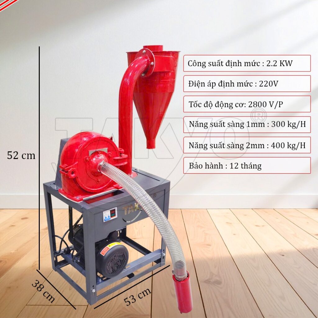Máy nghiền nông sản tự hút Takyo TK 010