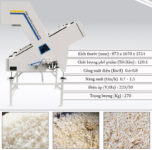 Thông số kỹ thuật máy tách màu gạo Takyo TK - M80