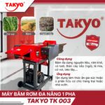 Chức năng máy băm đa năng 1 pha TAKYO TK 003