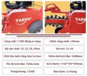 Thông số kỹ thuật máy đào rãnh Takyo TK 100 DR
